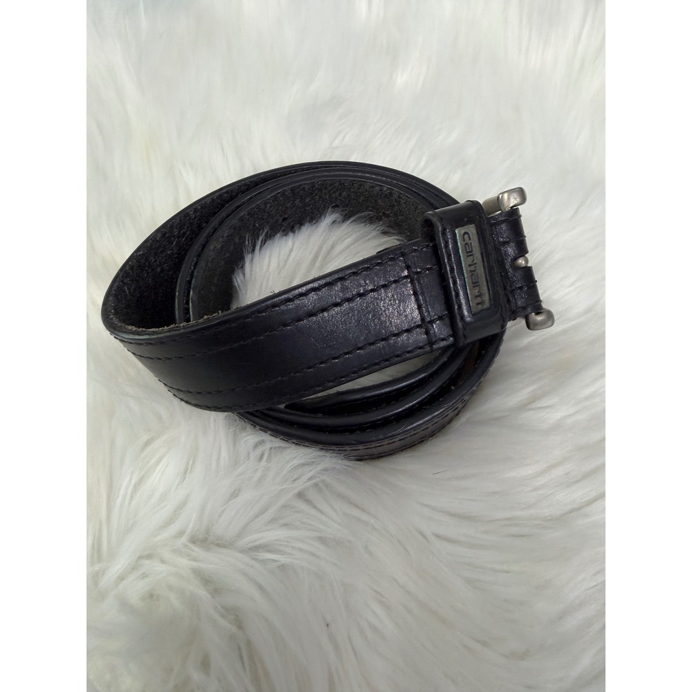 Carhartt - Men's Black Leather Heavy‎ Duty Belt